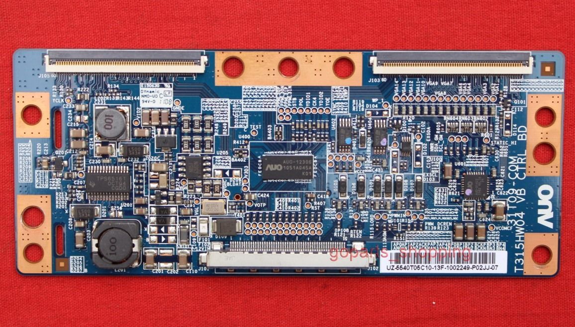 Samsung UA40D5000PR AUO T-Con Logic Board 31T09-C0M T315HW04 VB - Click Image to Close